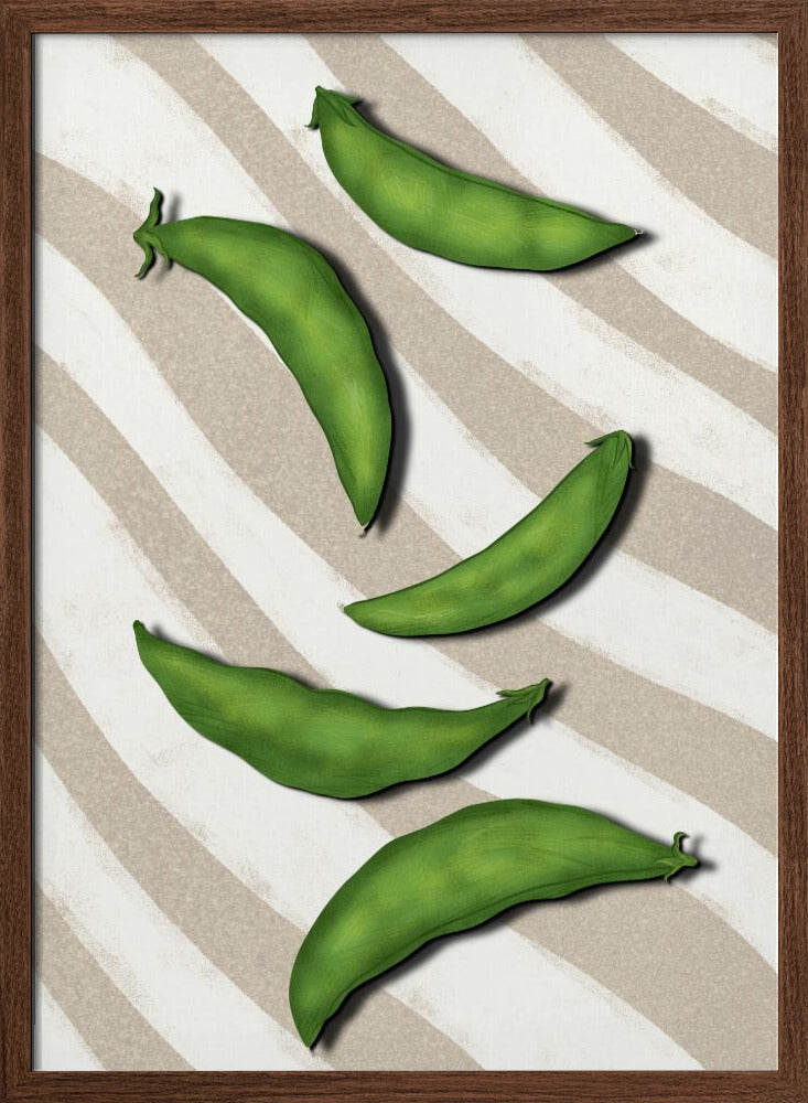 Sugar snap peas Poster