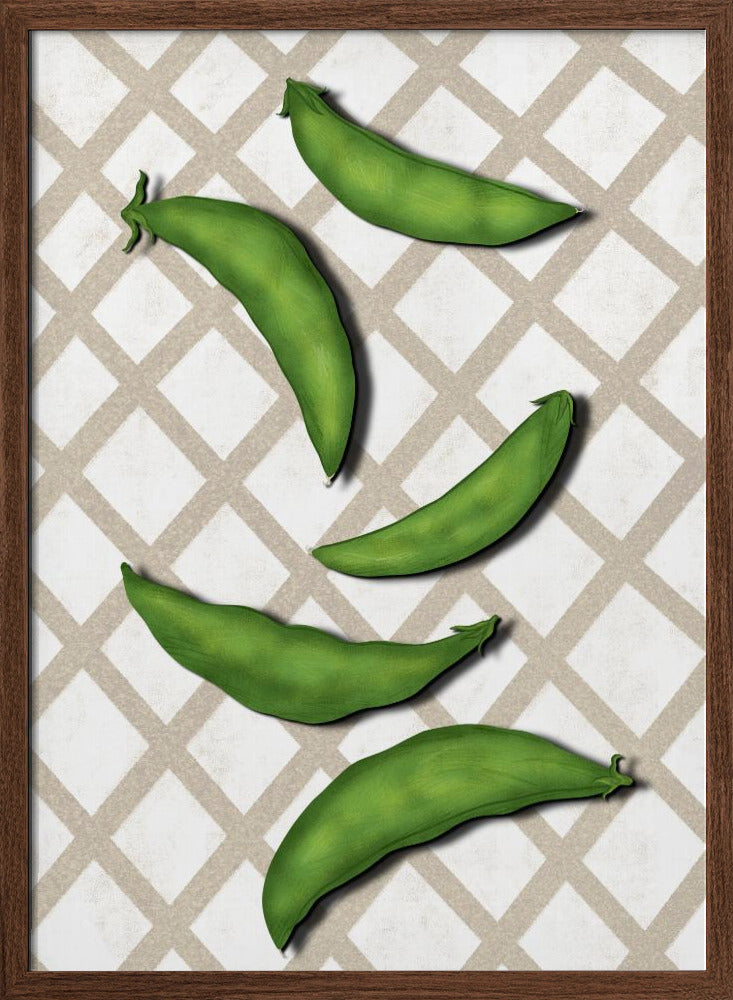 Sugar snap peas Poster