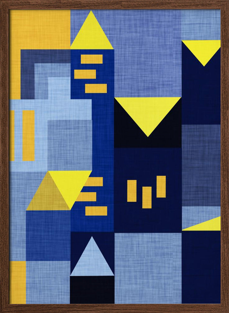 B Klee Blue - Bauhaus Poster