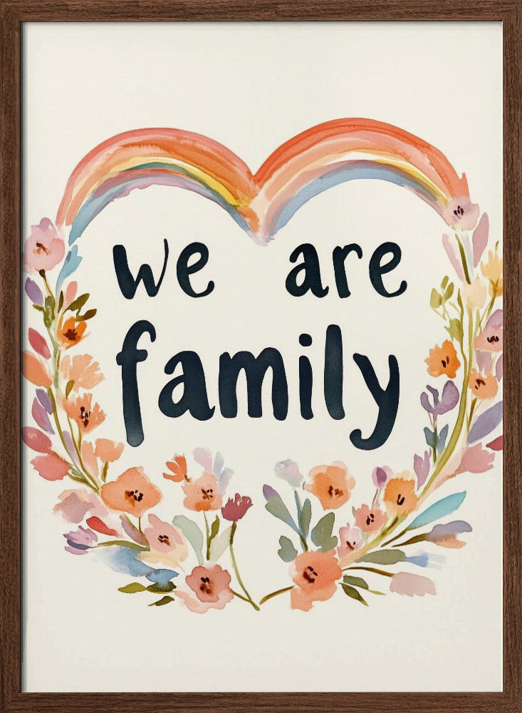 Wearefamily(floralno2) Poster