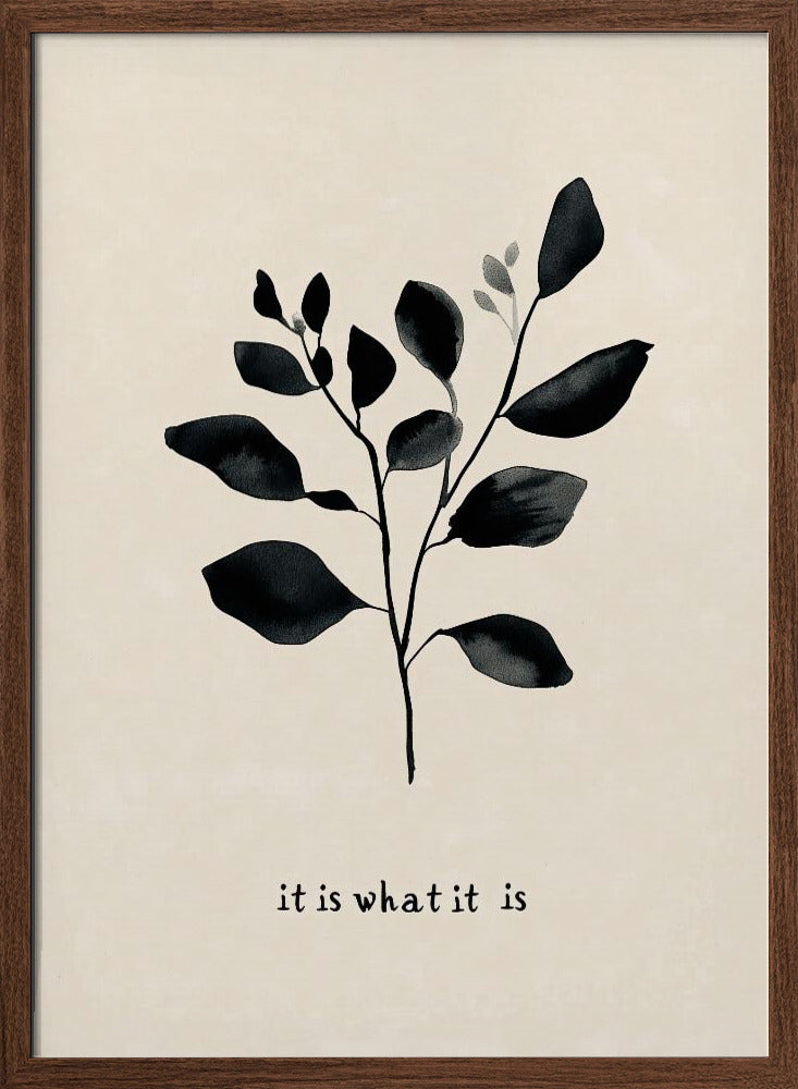 Itiswhatitis Poster