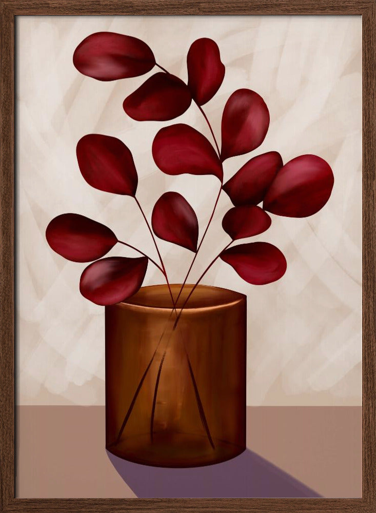 Autumn vase Poster