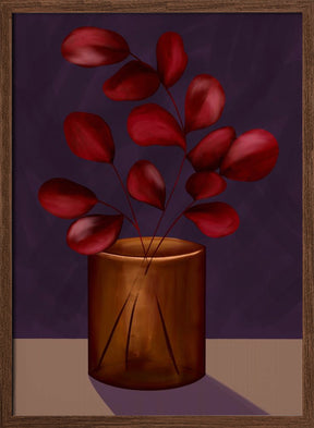 Autumn vase Poster