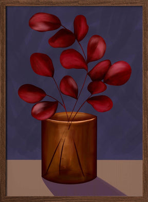 Autumn vase Poster