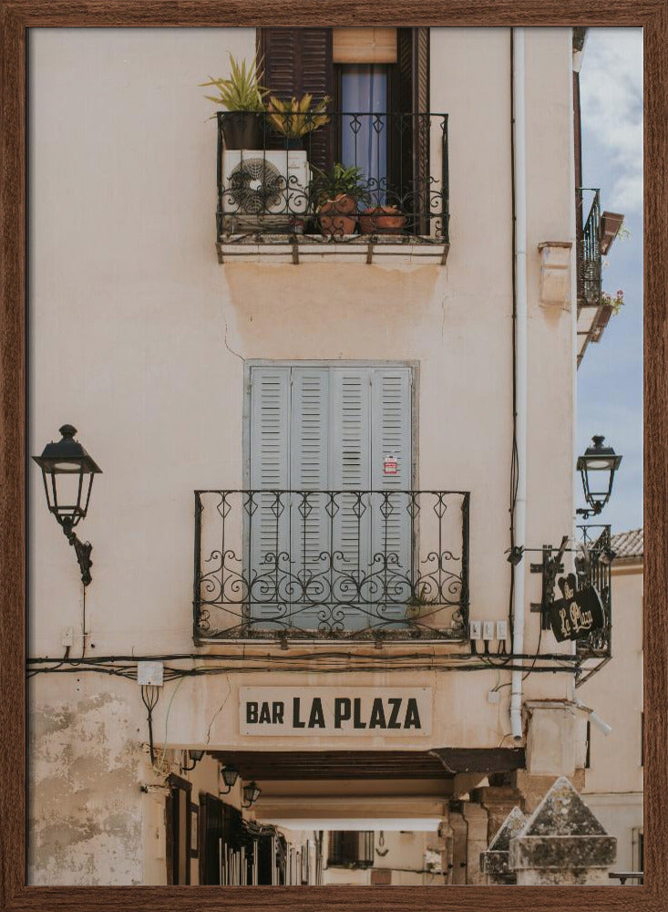 Bar La Plaza Poster