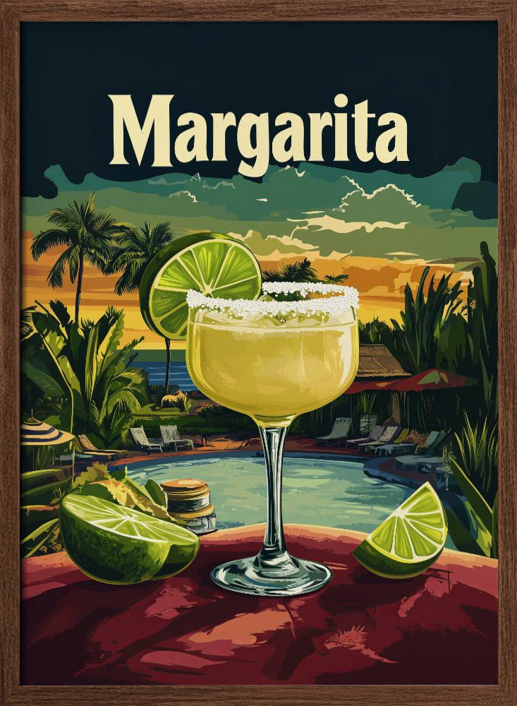 Margarita Vintage Poster