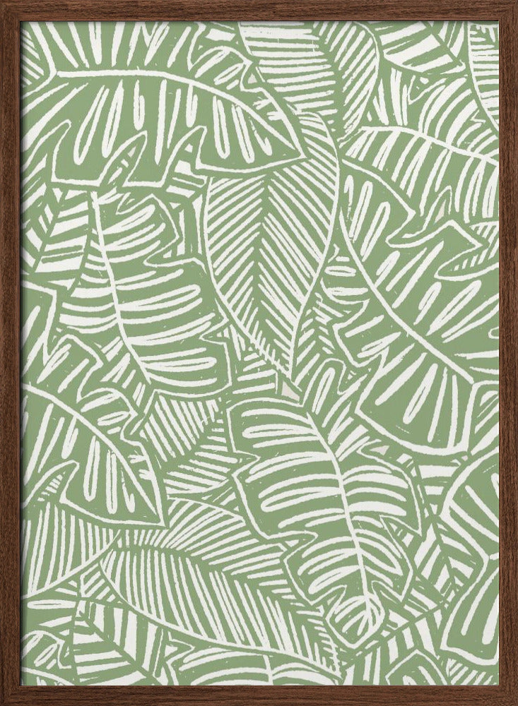 Green Foliage Poster