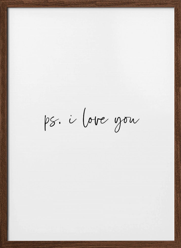 Ps. I Love You Poster