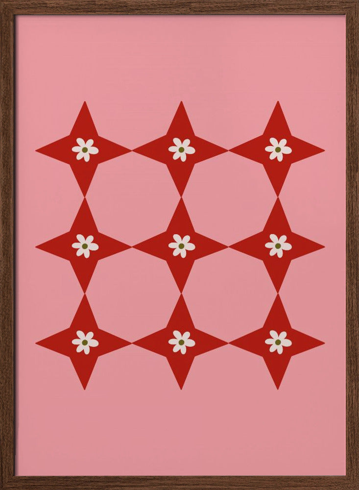 Flower Tile Poster