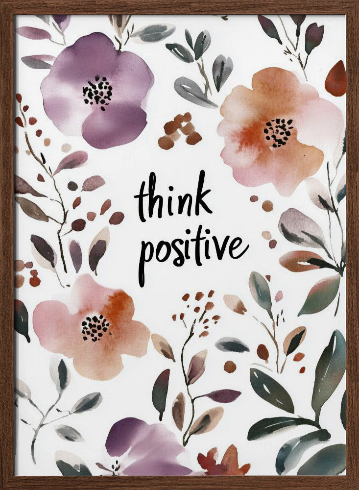 Think Positive Poster