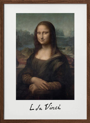 Mona Lisa Del Giocondo Signature (1503–1506) Poster