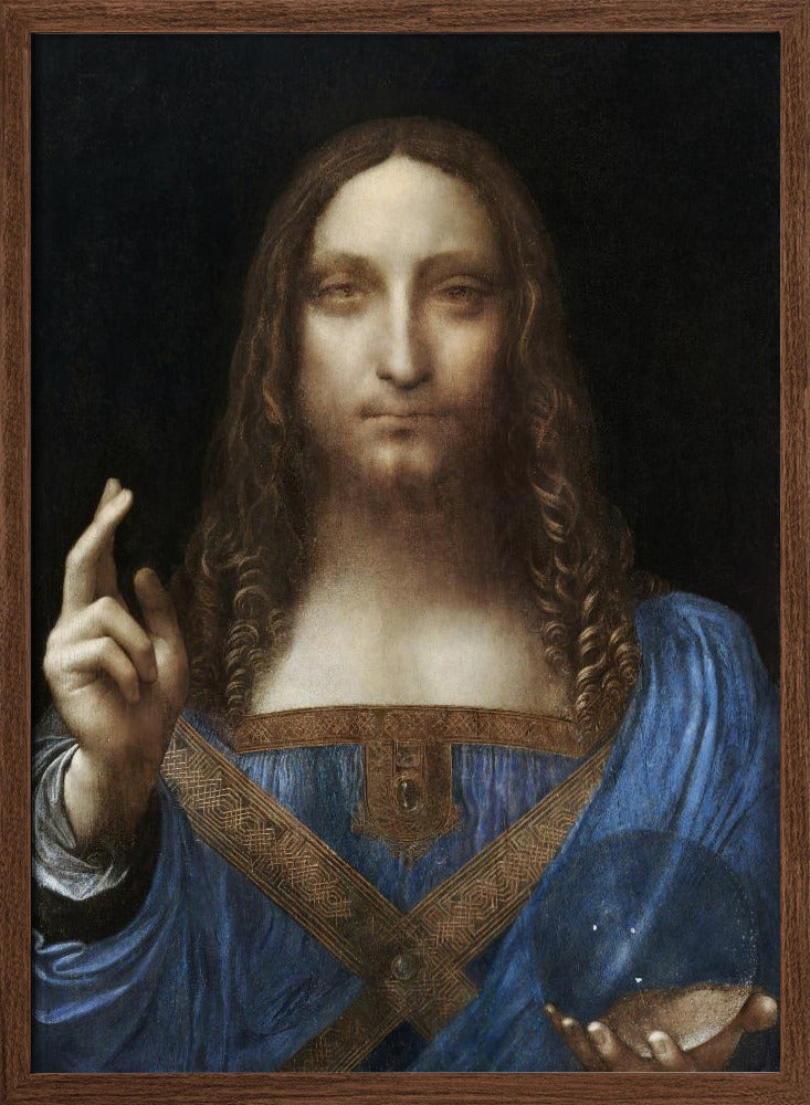 Salvator Mundi (circa 1500) Poster