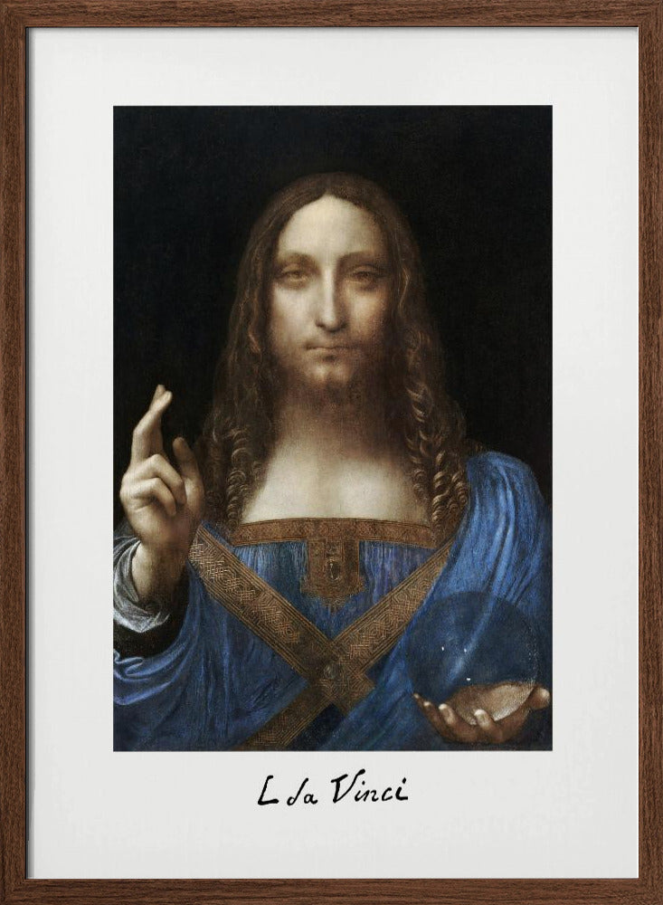 Salvator Mundi (circa 1500) Poster