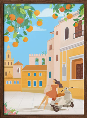 Seville Oranges, Spain Poster