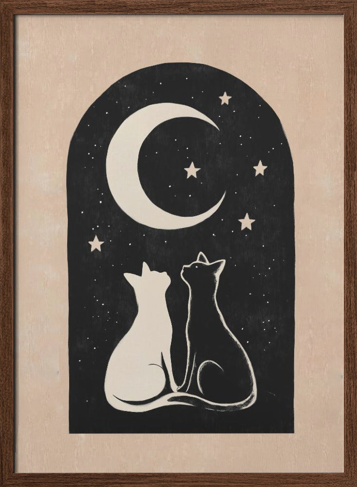 Couple Cats Poster