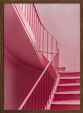 Plum Steps | Architectural Minimalism Poster