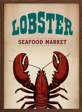 Lobster Seafood Market Poster