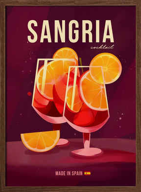 Sangria Cocktail Poster