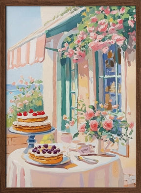 French Dessert Cafe Poster