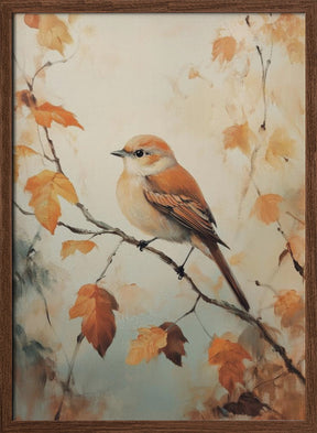 Autumn Bird Poster