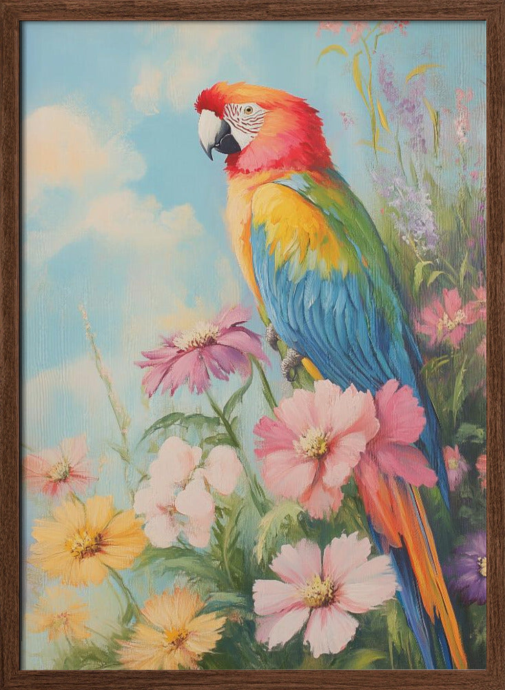 Colorful Parrot Poster