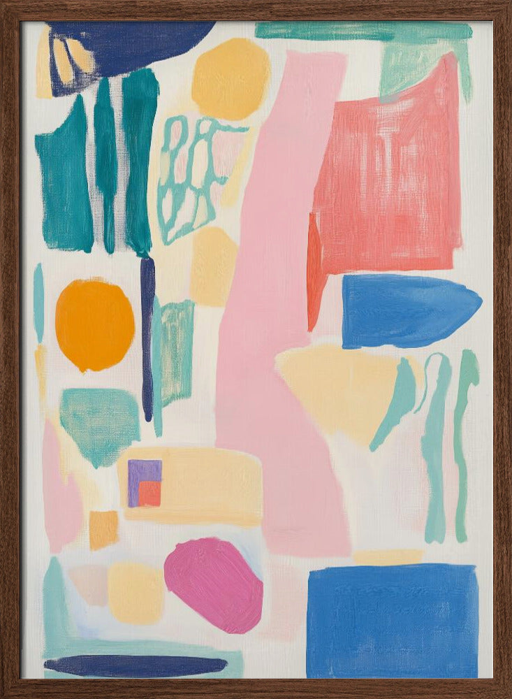 Abstract Colorful Geometry Poster