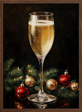 Christmas  Champagne Poster