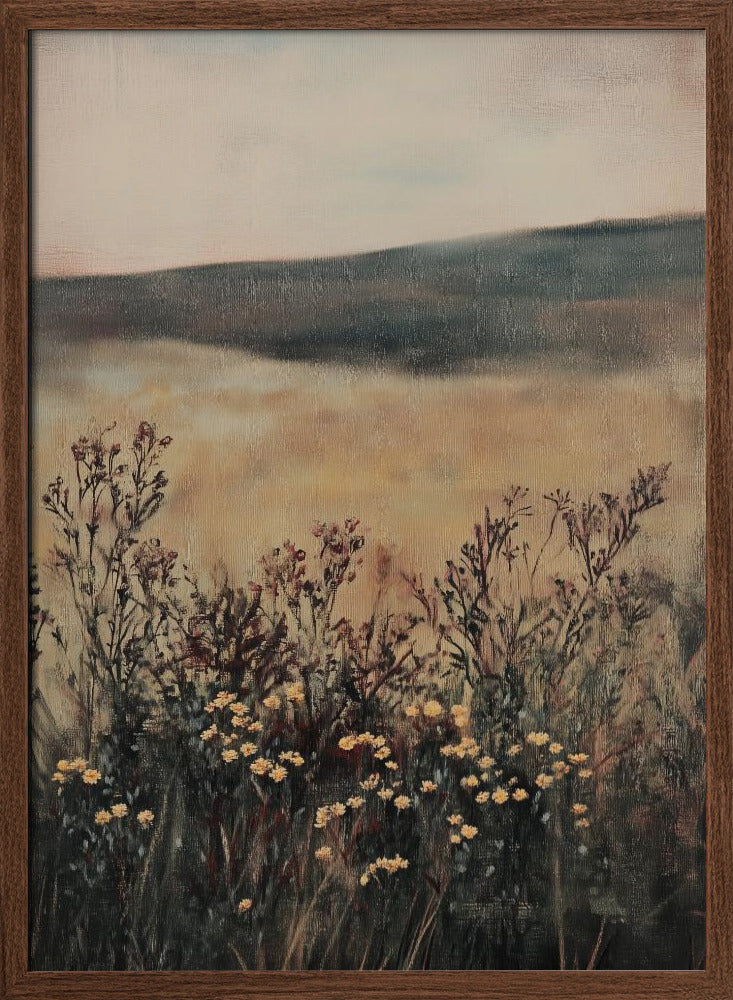 Landscape Flower Poster