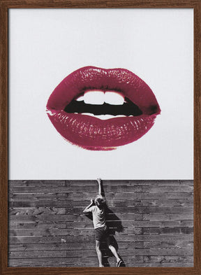 Curious Lips Poster