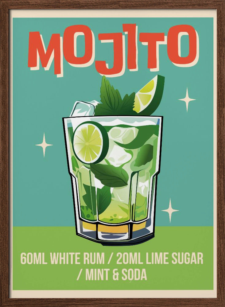 Mojito Cocktail Poster