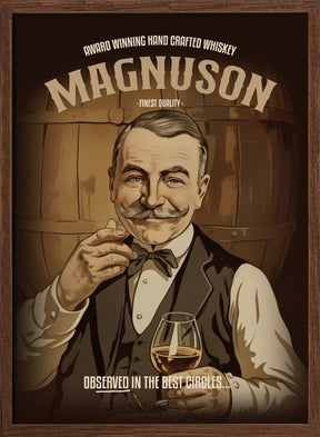 Magnuson Whiskey Poster