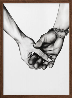 Holding Hands Poster