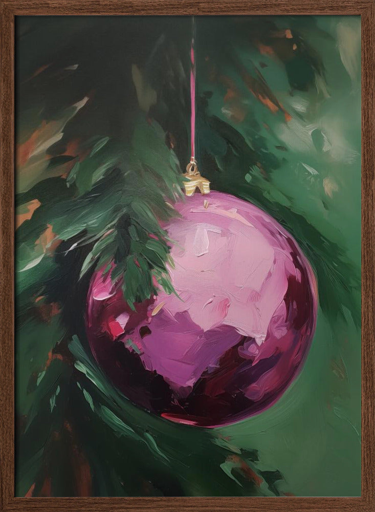 Christmas Bauble No 1 Poster