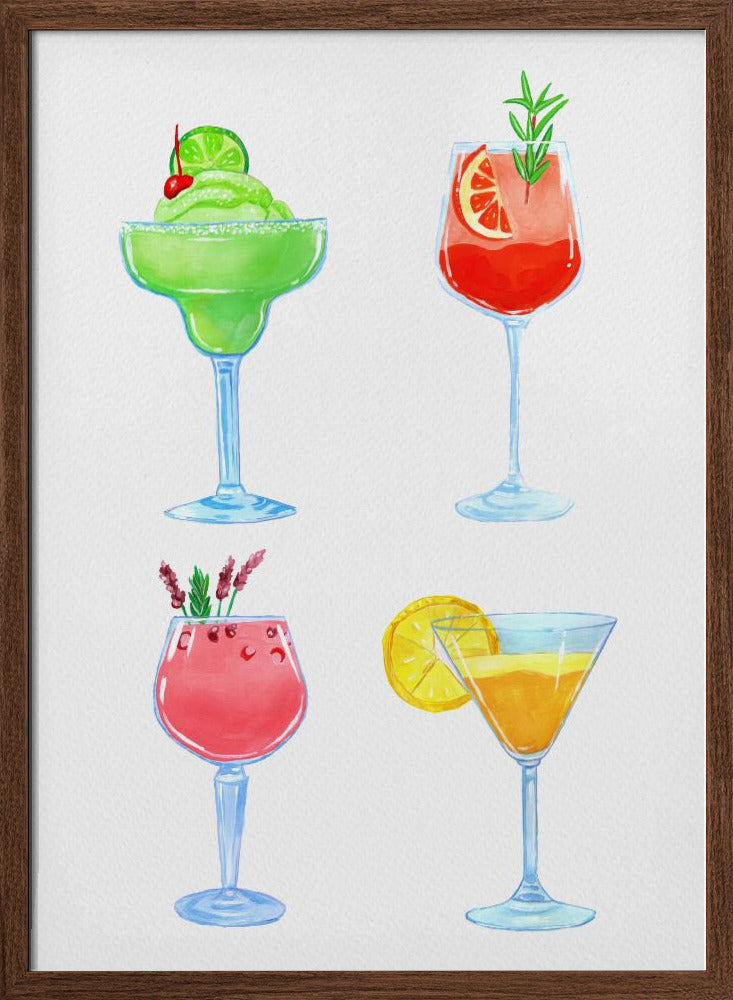 Cocktails Poster