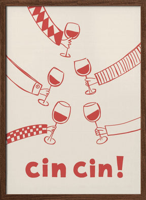 Cin cin! Wine Party with Friends Poster