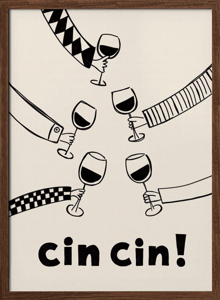 Cin cin! Wine Party with Friends Poster