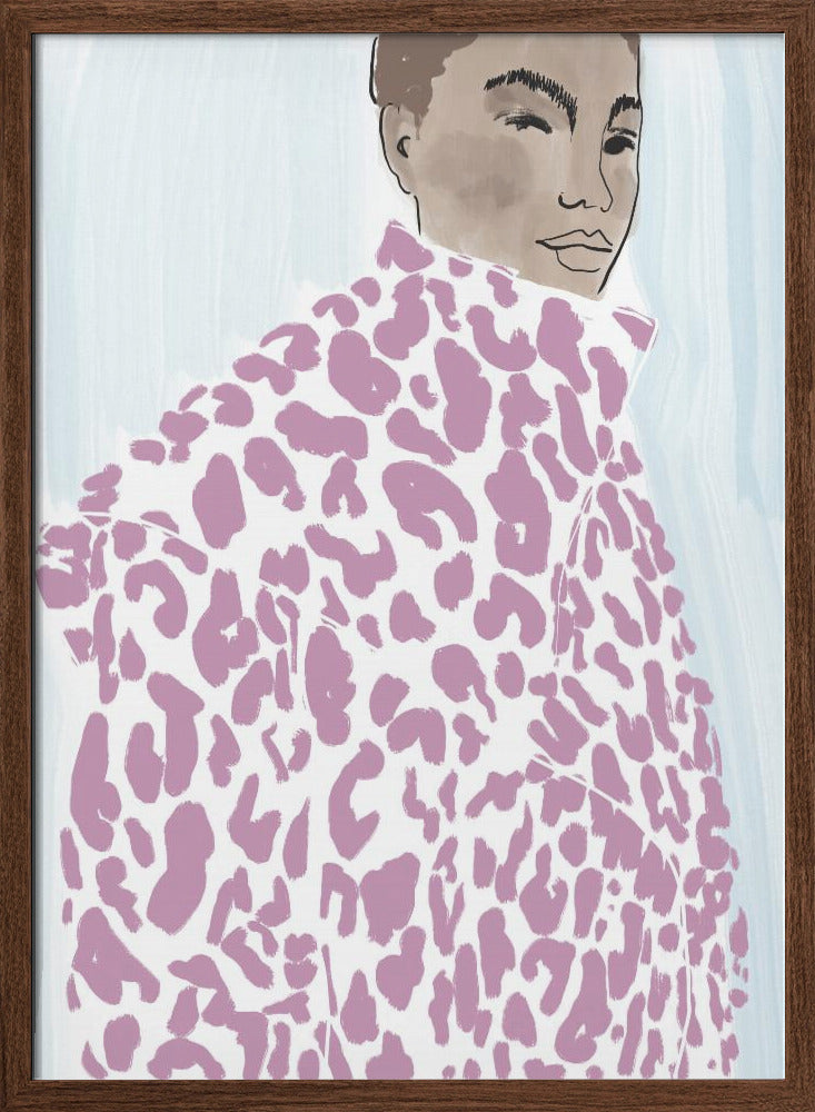 Pink Coat Poster