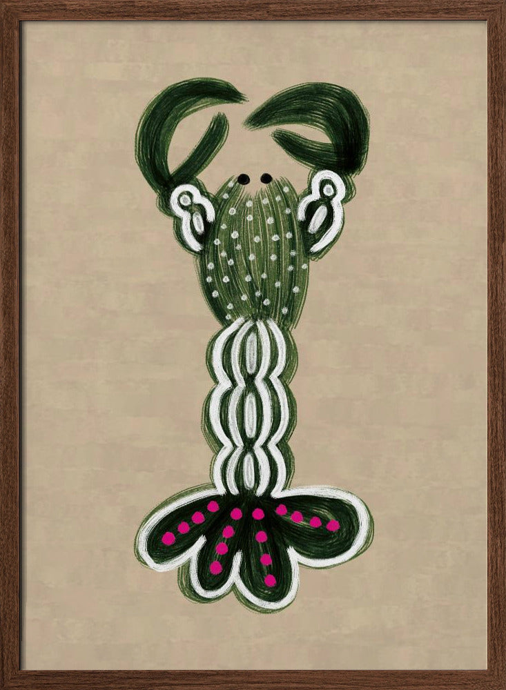 GREEN LOBSTER Poster