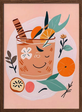 Cinnamon & Orange Cocktail Poster