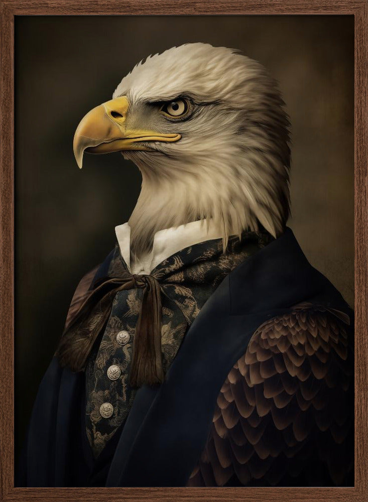 Bald Eagle Portrait Poster