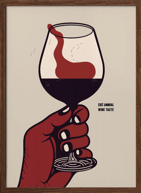 21st Annual Wine Taste Poster