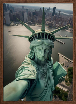 The Statue of Liberty Selfie Poster