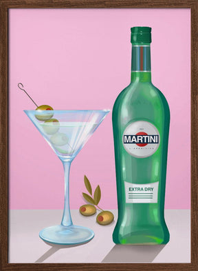 Martini Cocktail Poster