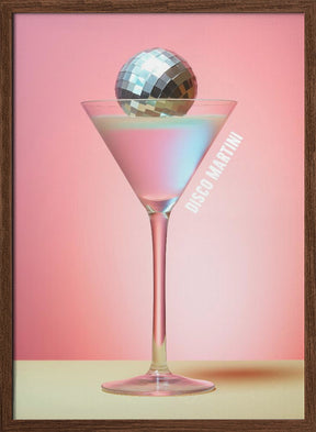 Disco Martini Poster