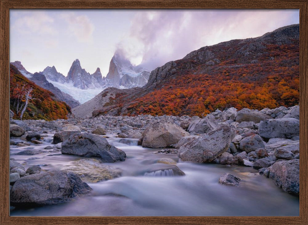 Fitz Roy under Twilight Poster