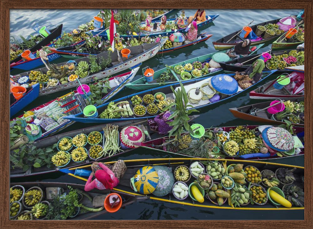 Banjarmasin Floating Market Poster