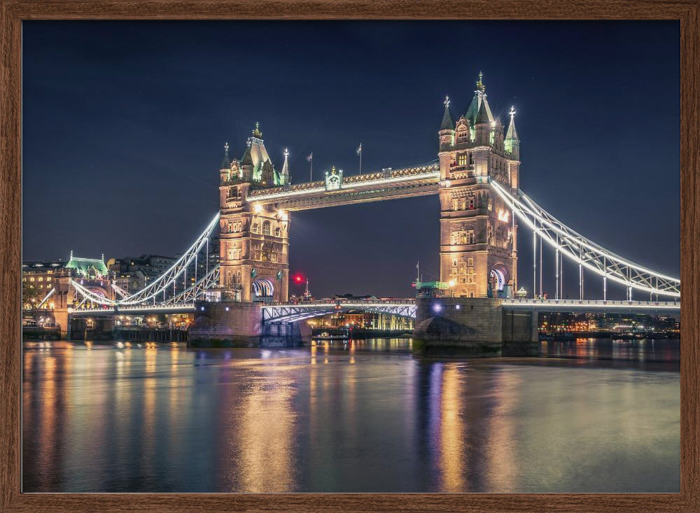 Night at The Tower Bridge Poster