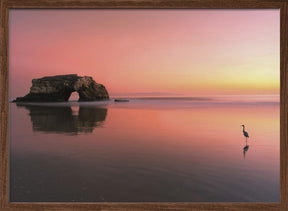 Sunset at the Natural Bridge-2 Poster