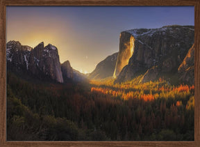 Yosemite Firefall Poster