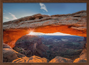 Sunrise at Mesa Arch Poster